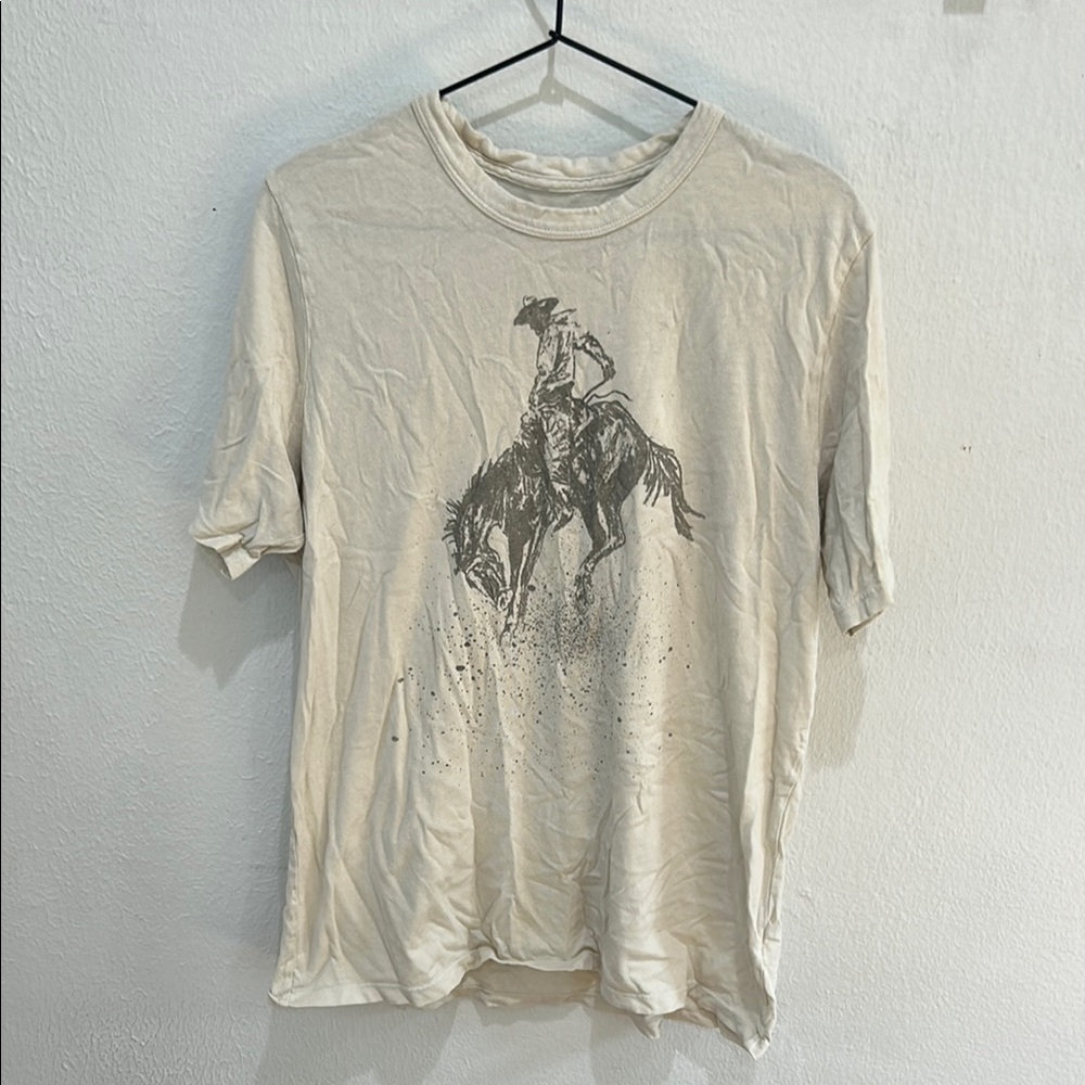 Cream Graphic T-Shirt